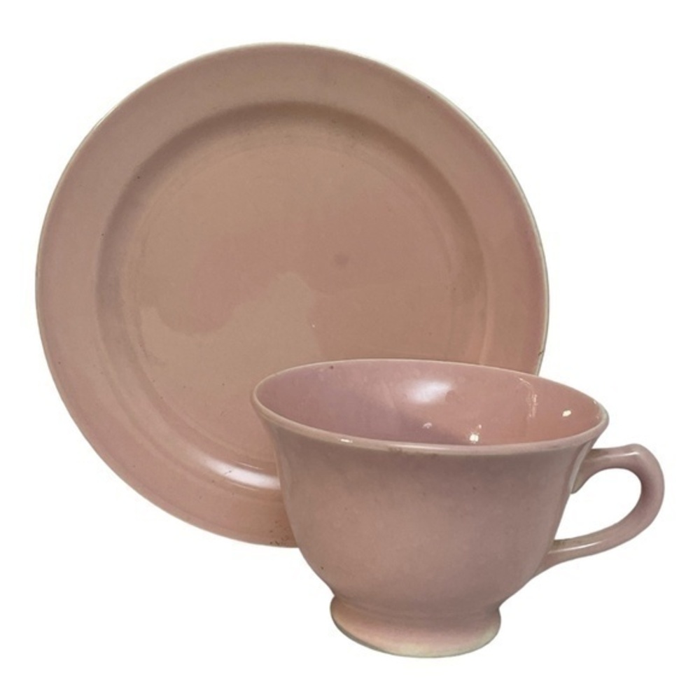 Vintage 1930's Taylor, Smith & Taylor China Company Lu-ray pastels Sharon Pink U